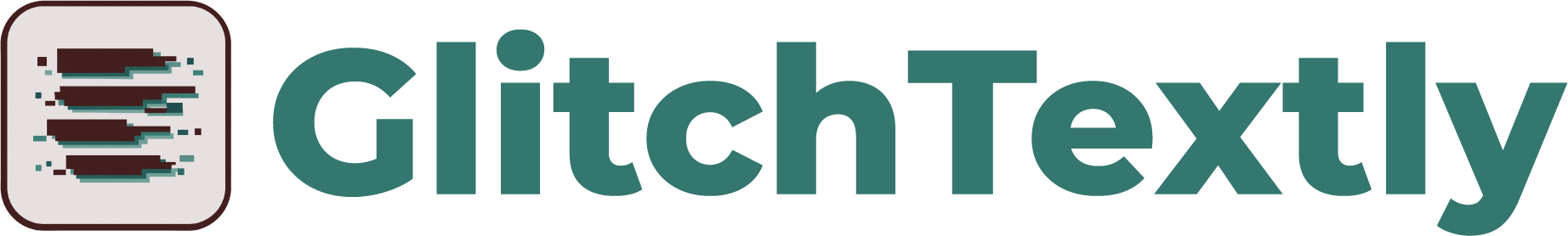 GlitchTextly logo