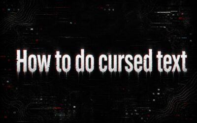 How to Do Cursed Text: Easy Step-by-Step Guide
